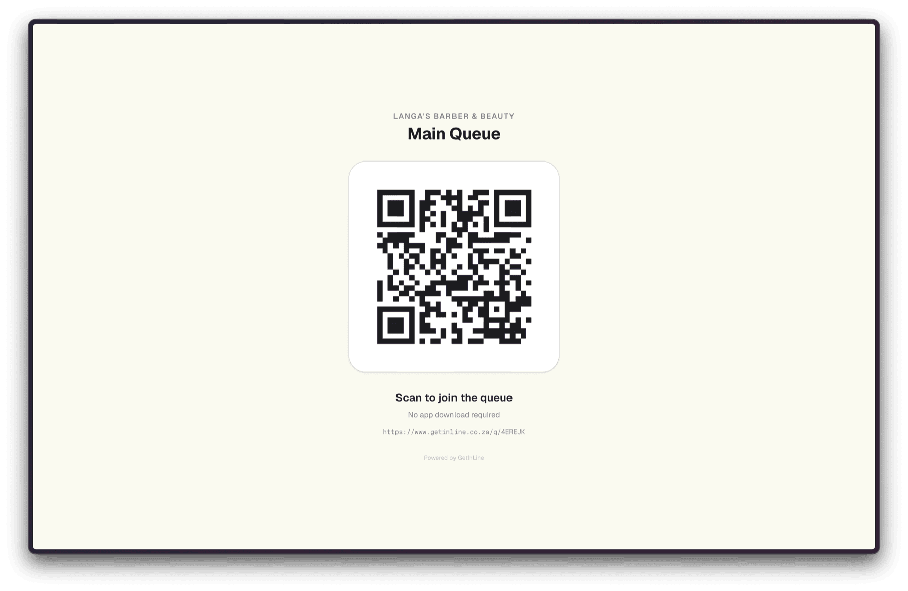 GetInLine — Free Queue Management System for South African Businesses